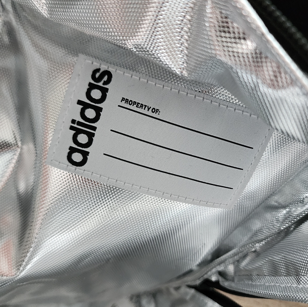 Adidas Santiago Insulated Lunch Bag Gray Black NWT - Picture 14 of 15